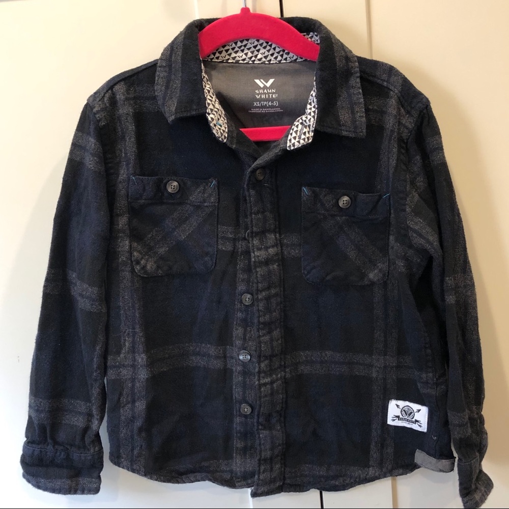 Shaun White Plaid Flannel Shirt
